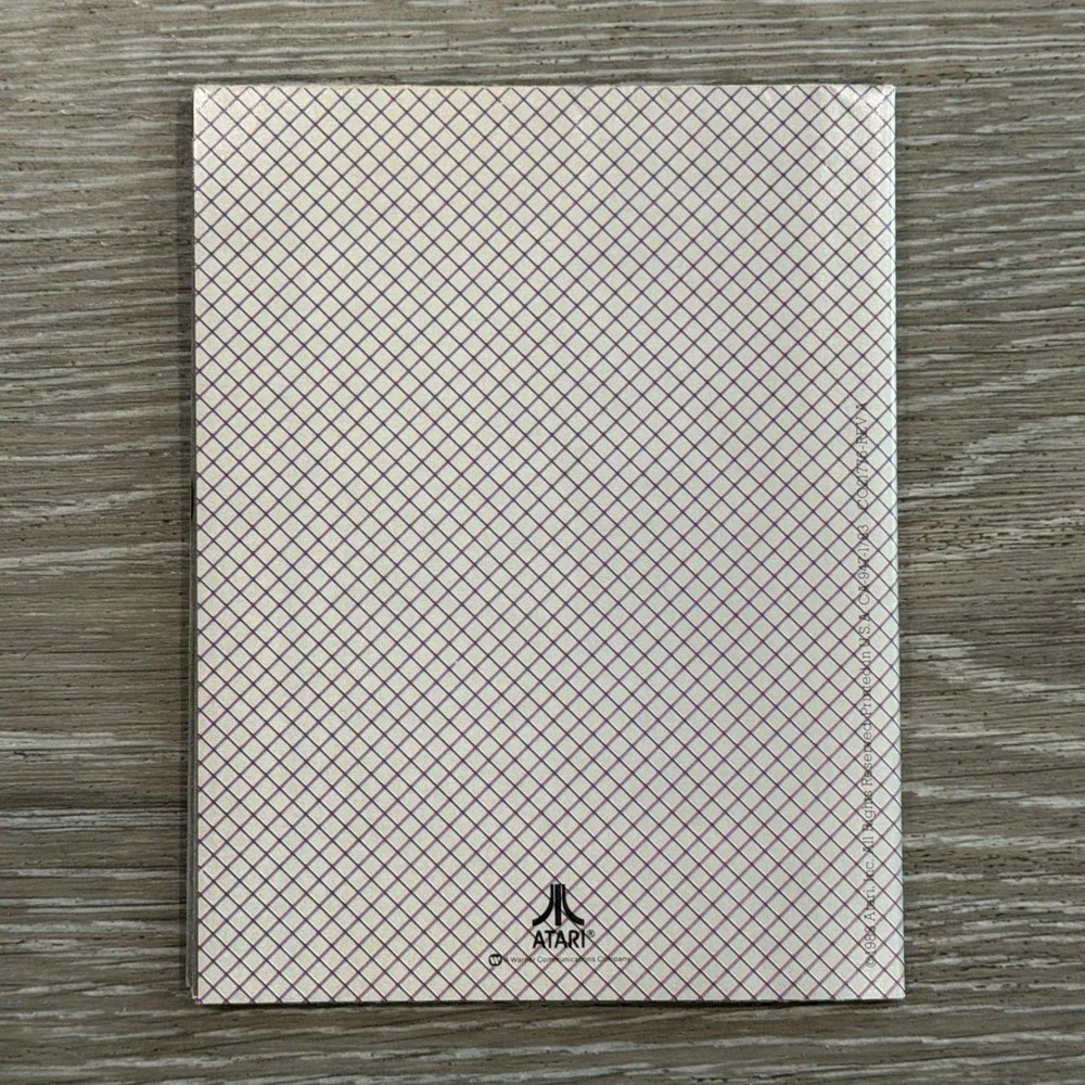 Vintage 1983 Atari Game Catalog Your Ticket to the Atari Stars Fold-Out Poster